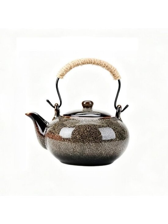 Other - Gray Japanese Ceramic Kitchen Teapot with Infuser 25 OZ/750ml Stainless Filter
